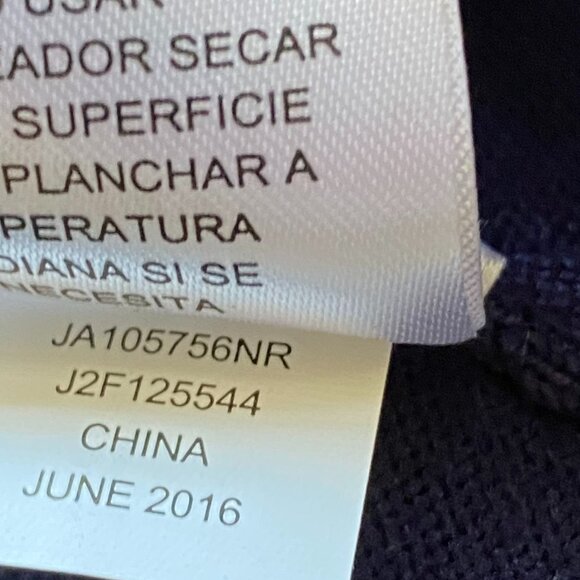 JOSEPH A. Navy Blue Rayon Fringe Hem Open Cardigan High-Low Sweater S - Picture 15 of 15